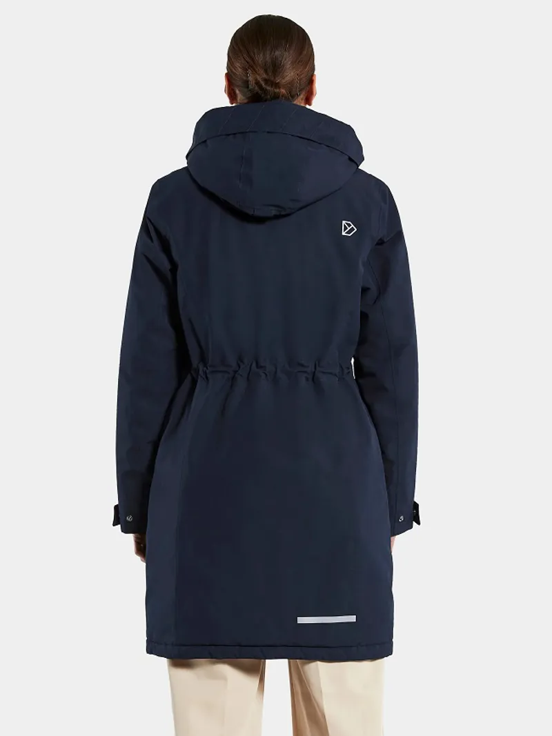 Didriksons Womens Emilia  Parka 2 Dark Night Blue-6